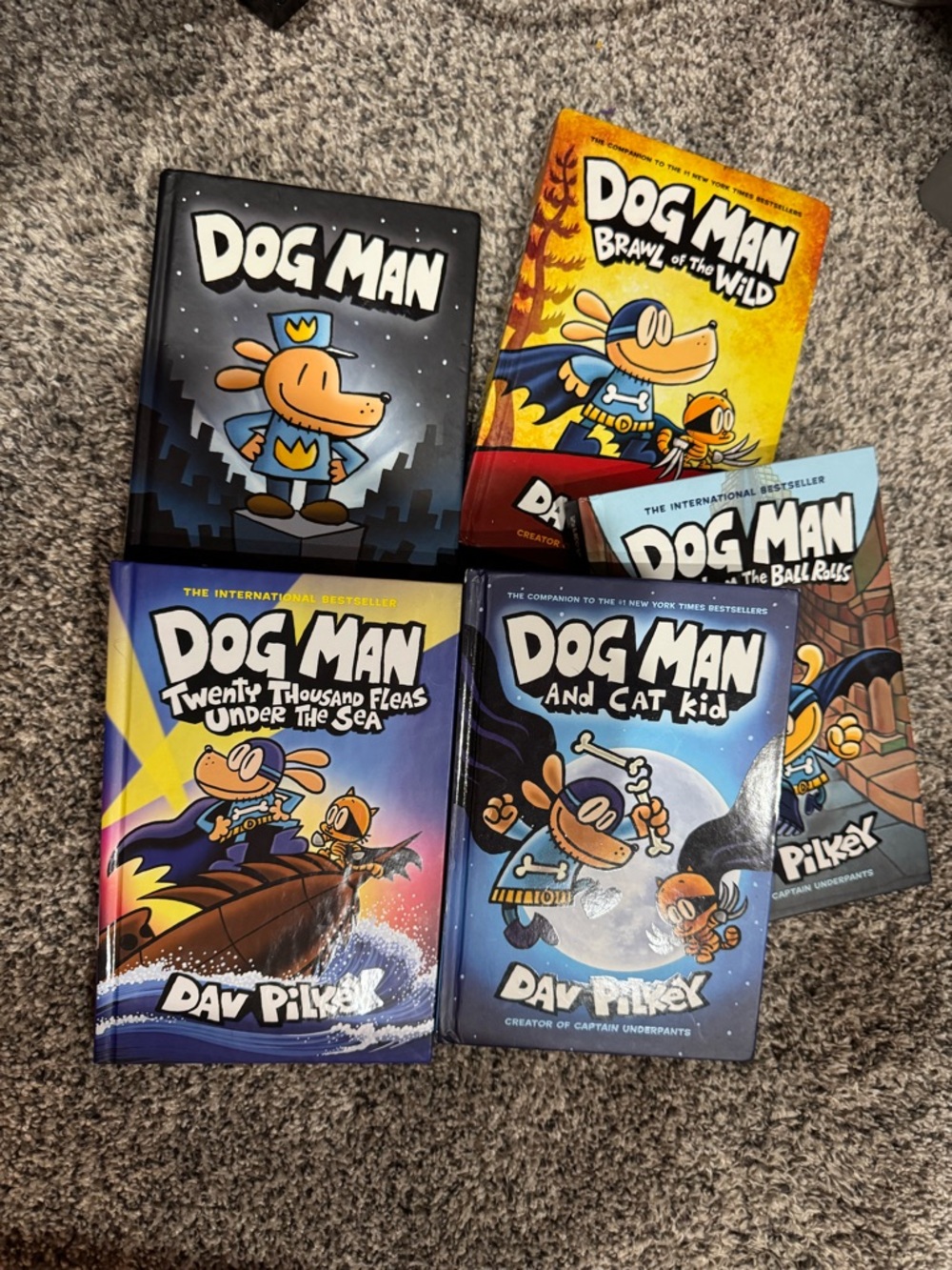 Dog Man Books by Dav Pilkey